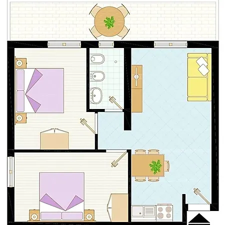 Bright Three-rooms With Terrace Close To The By Beahost 3*